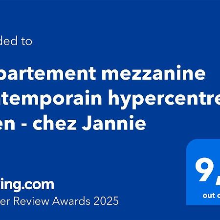 Appartement Mezzanine Contemporain Hypercentre Caen - Chez Jannie エクステリア 写真