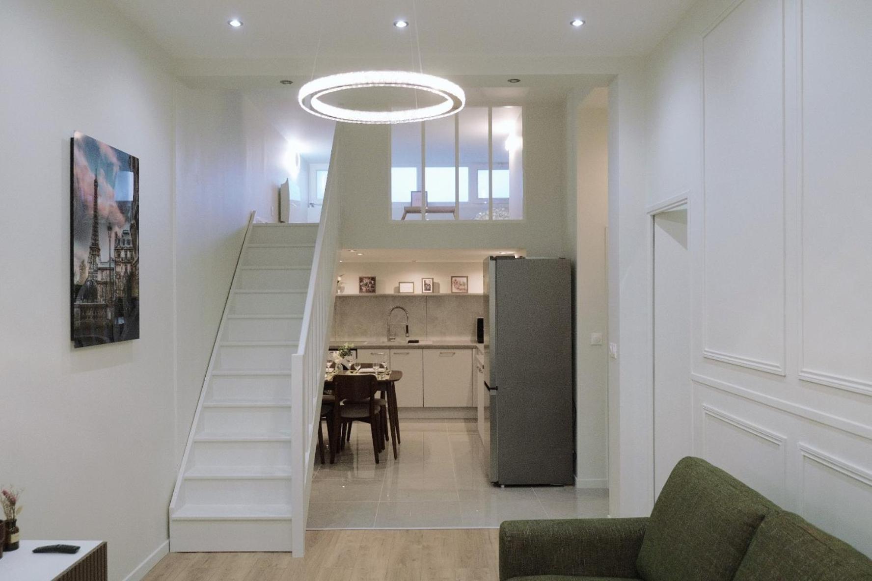Appartement Mezzanine Contemporain Hypercentre Caen - Chez Jannie エクステリア 写真
