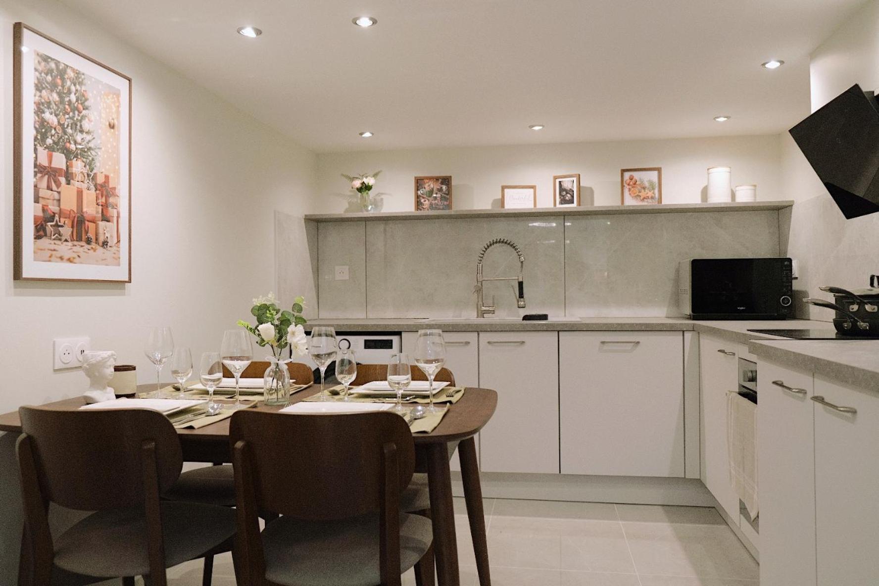 Appartement Mezzanine Contemporain Hypercentre Caen - Chez Jannie エクステリア 写真